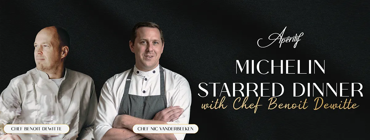 Apéritif x Benoit Dewitte Michelin-starred Collab