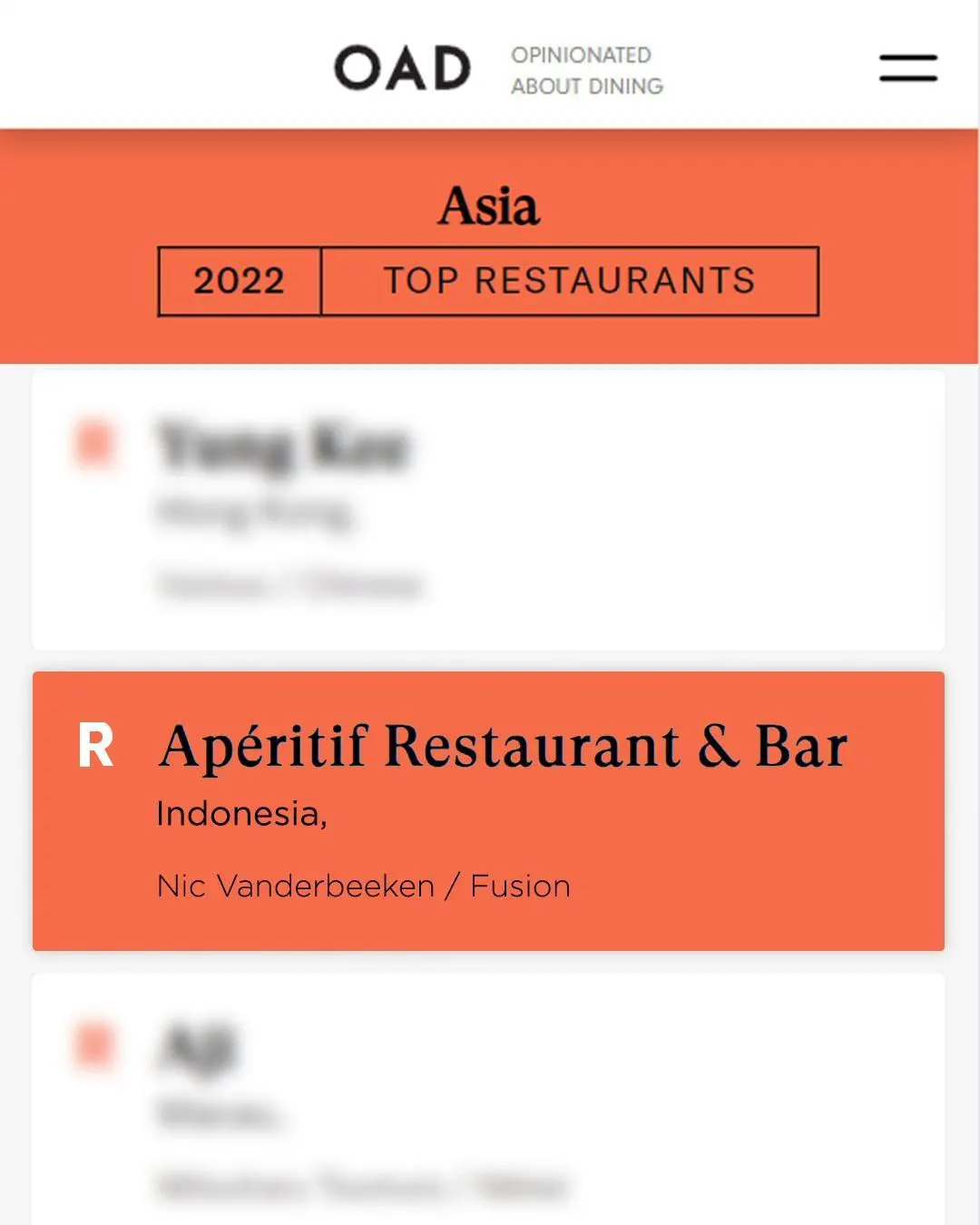 asia top restaurants
