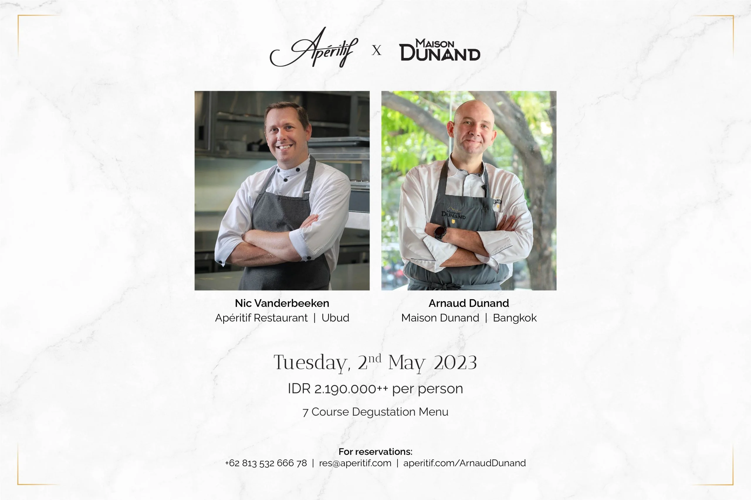 Apéritif x Arnaud Dunand