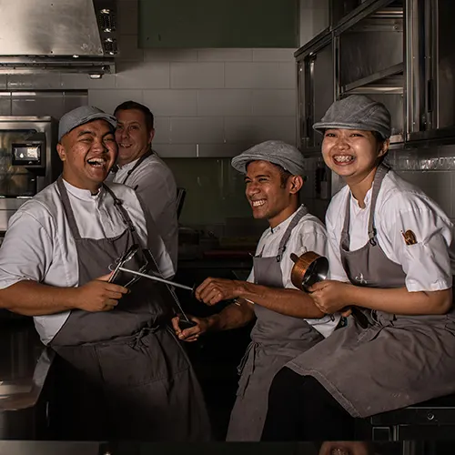 Apéritif Restaurant Kitchen Team