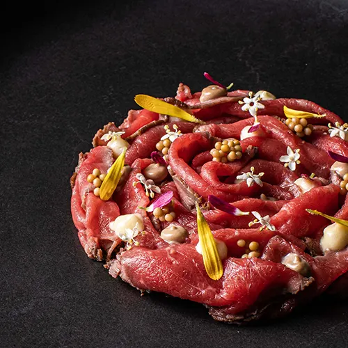 Apéritif Restaurant Tokusen Wagyu Carpaccio