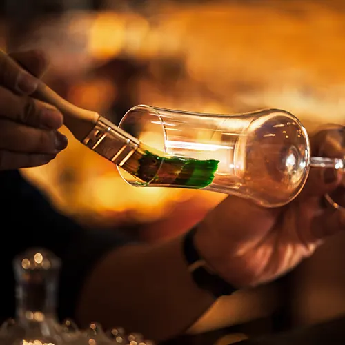 Pinstripe Bar The Primitivist Cocktail Glass