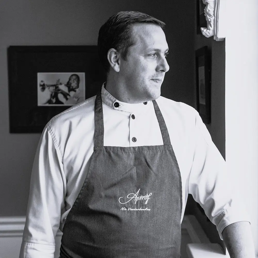 Apéritif Restaurant Chef Nic Vanderbeeken