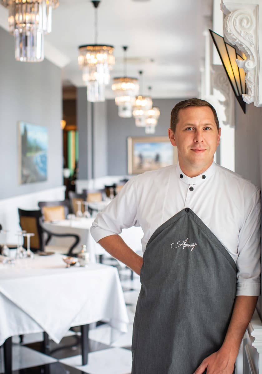 Executive chef of Apéritif Restaurant Ubud: Nic Vanderbeeken
