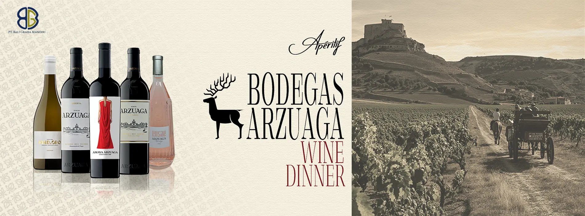 Bodegas Arzuaga Wine Dinner at Apéritif