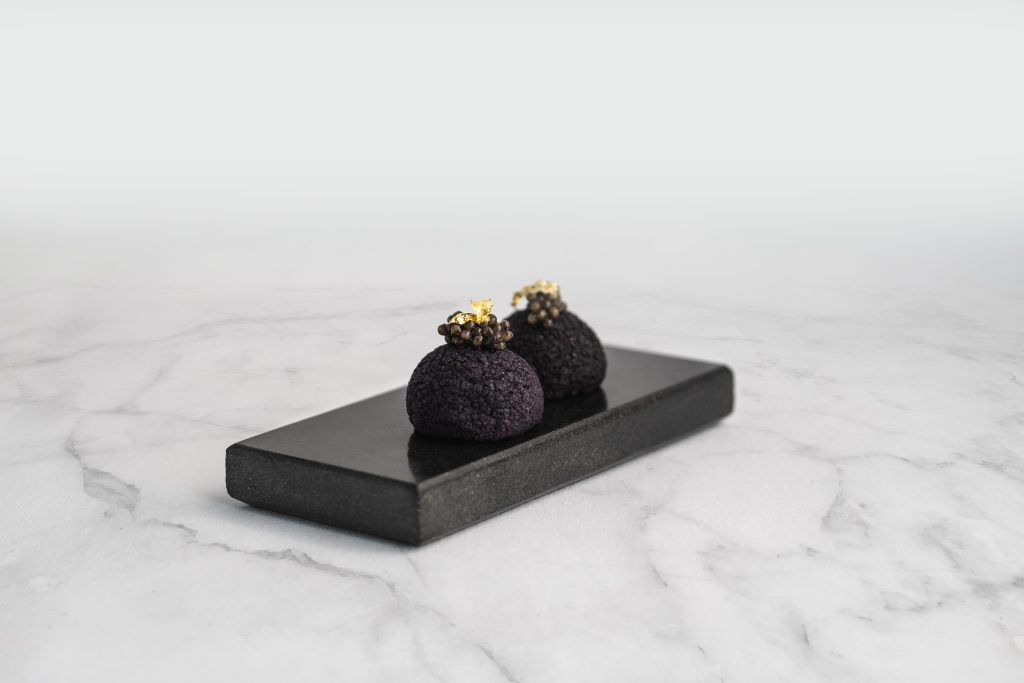 A fine dining canapé