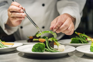 A Michelin Star prepared meal