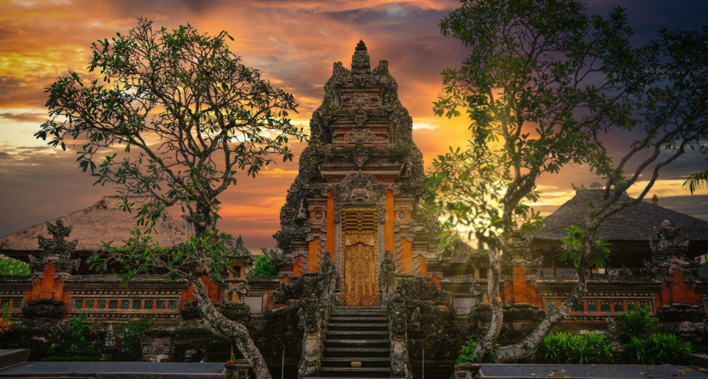 A temple in Bali