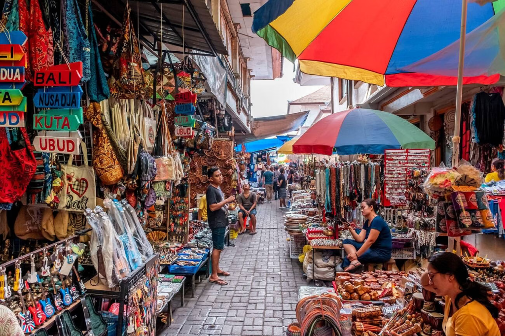 Ubud's colourful markets