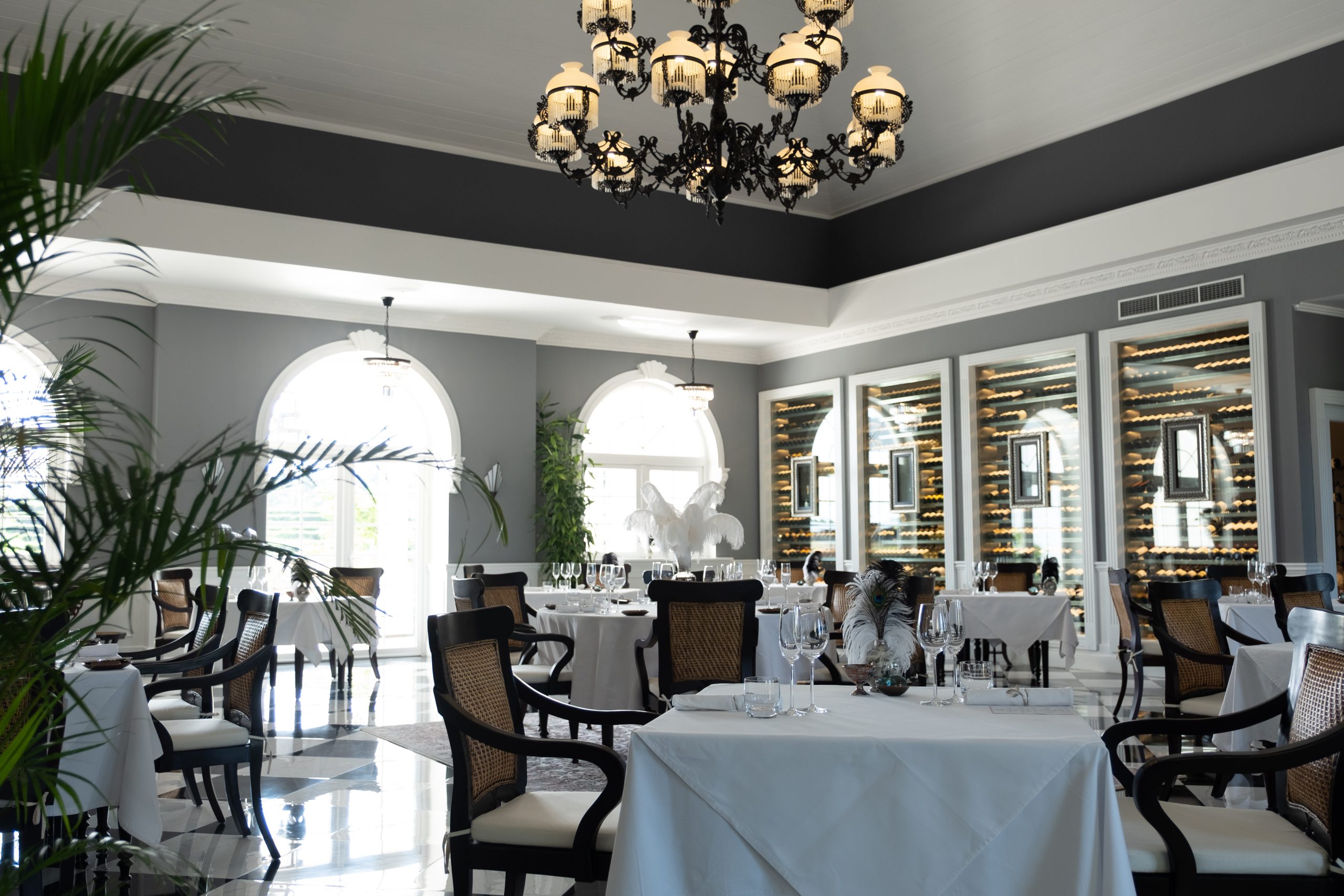 The upscale restaurant Apéritif Restaurant in Ubud, Bali