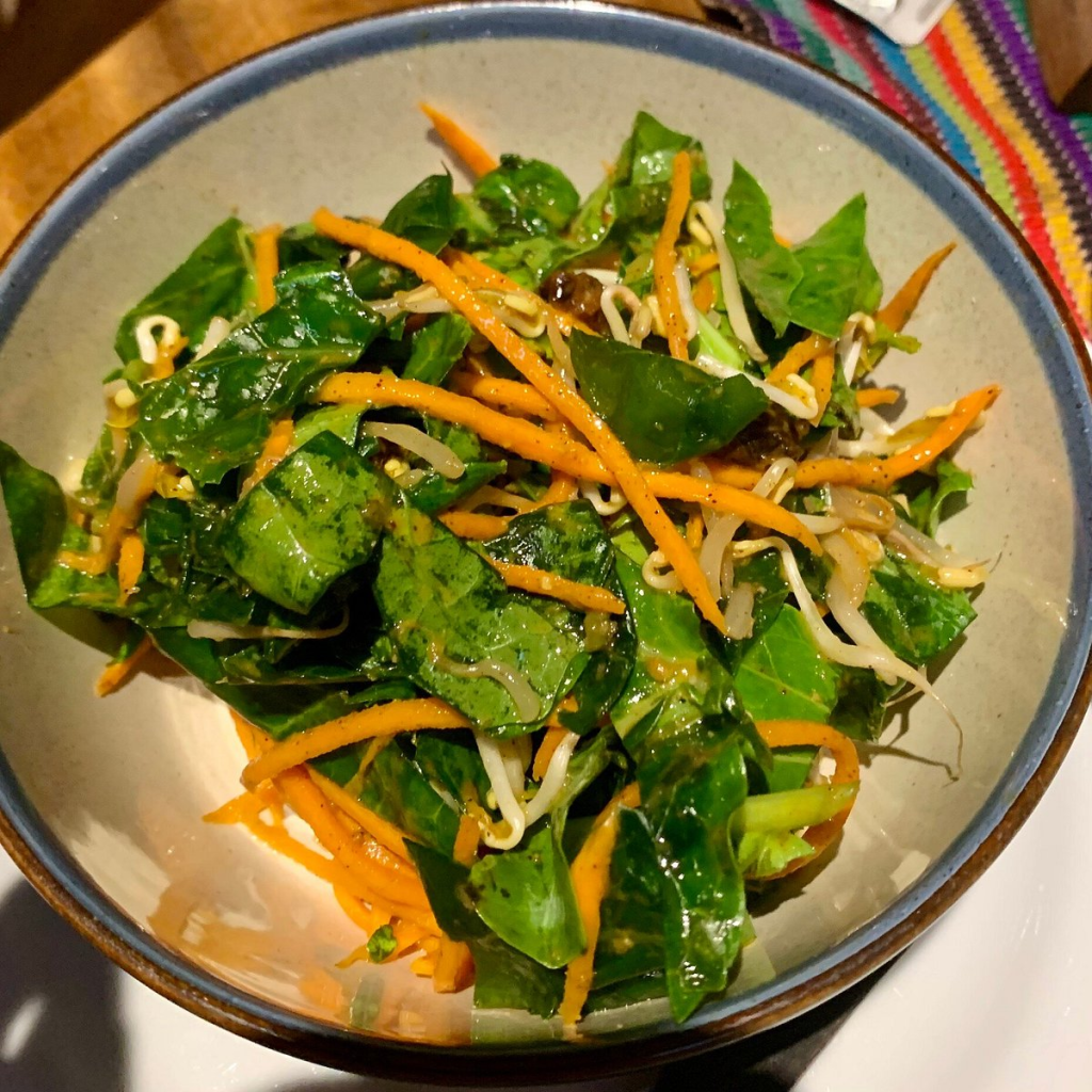 A vibrant salad from The Seeds of Life Cafe
