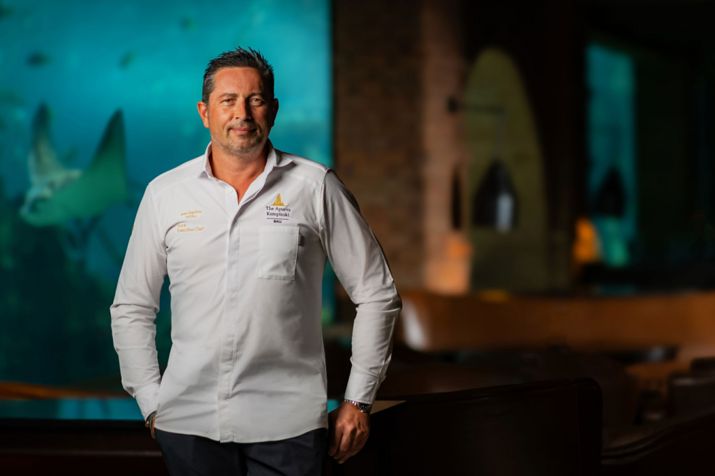 Executive Chef Jean-Baptiste Natali at Koral Restaurant in Bali
