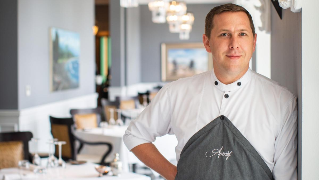 Chef Nic Vanderbeeken, A Michelin trained chef and Executive Chef of Apéritif Restaurant