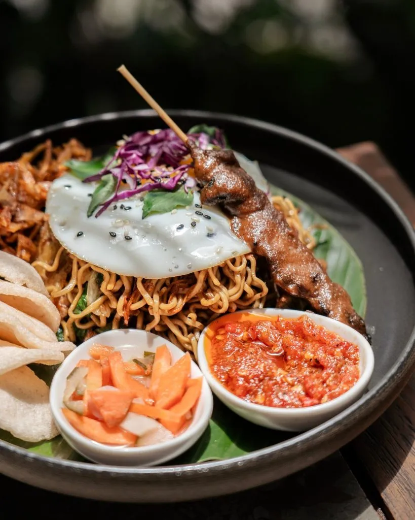A mie goreng from Pistachios Ubud