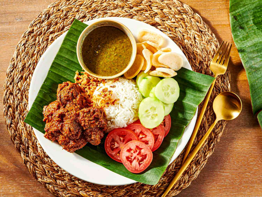 A beef rendang from Waroeng Bernadette in Ubud