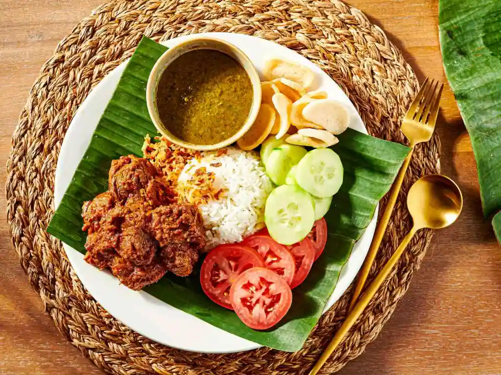 A beef rendang from Waroeng Bernadette in Ubud