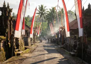 A Table in Ubud on Indonesia’s Independence Day